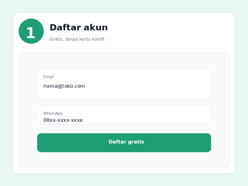 Form pendaftaran Jodiwa
